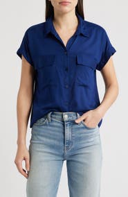 beachlunchlounge Kia Short Sleeve Button-Up Shirt