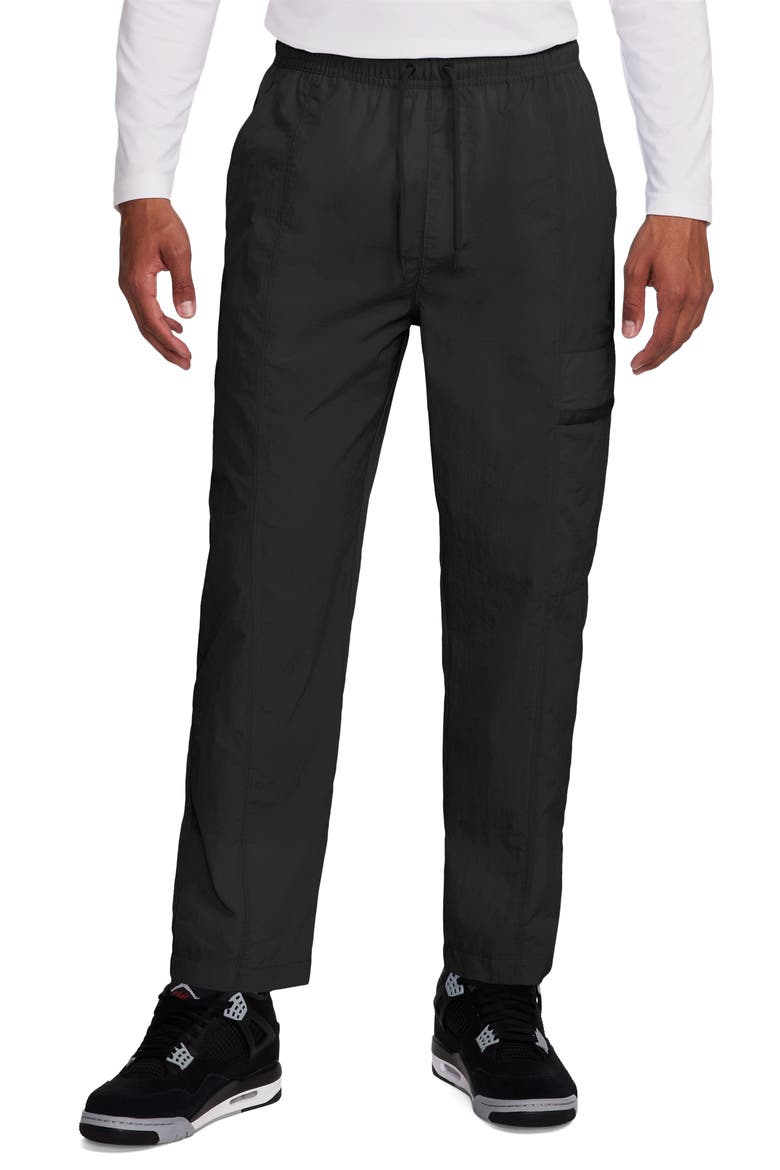 Woven Cargo Pants, Main, color, BLACK