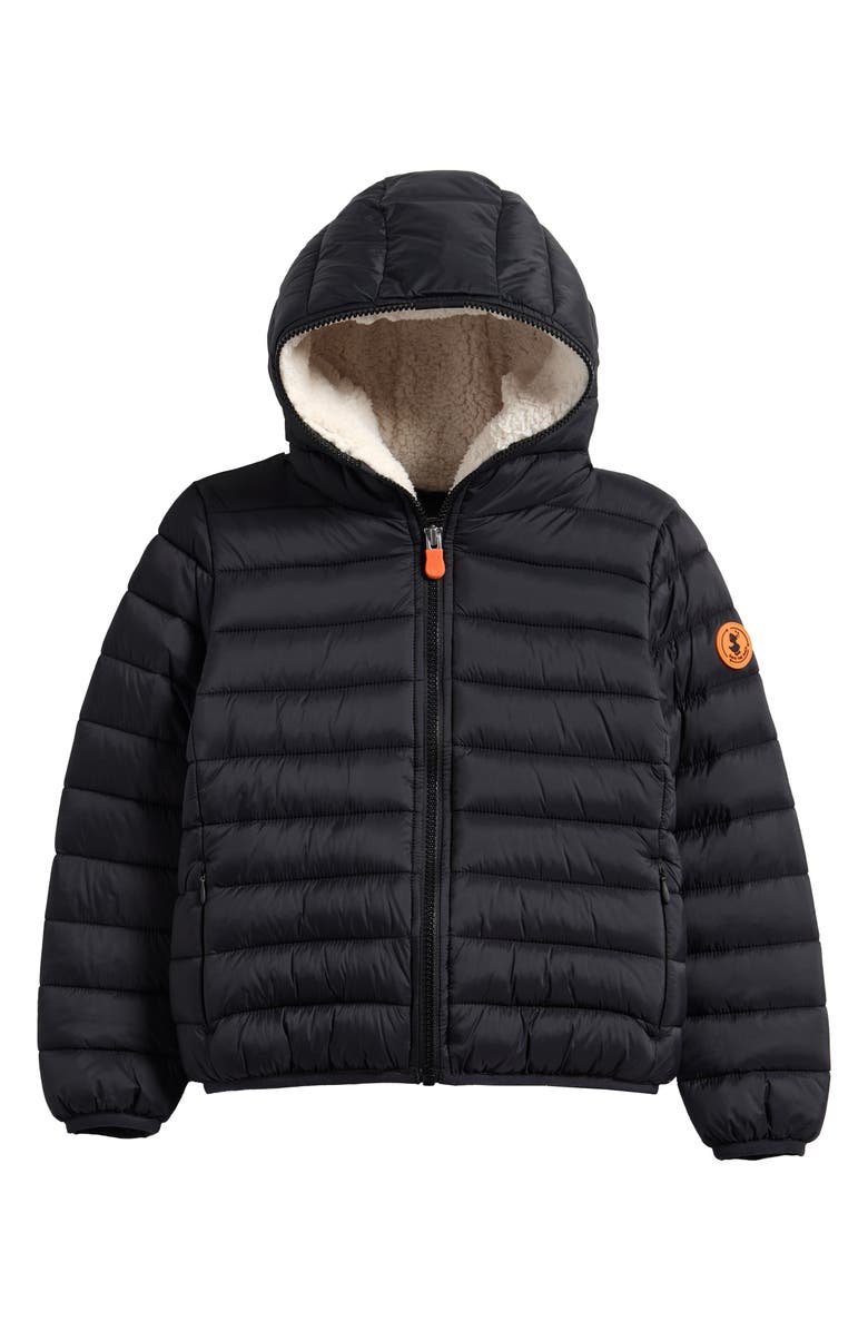 Save The Duck Kids' Leci Quilted Hooded Jacket, Main, color, 