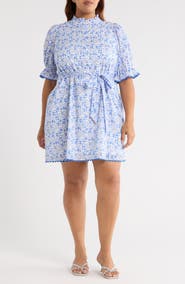 SUGARLIPS Maisie Floral Miana Cotton Shirtdress