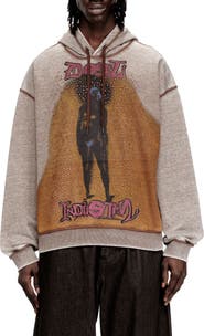 DIESEL® S-Boxton-Hood Oversize Embellished Hoodie