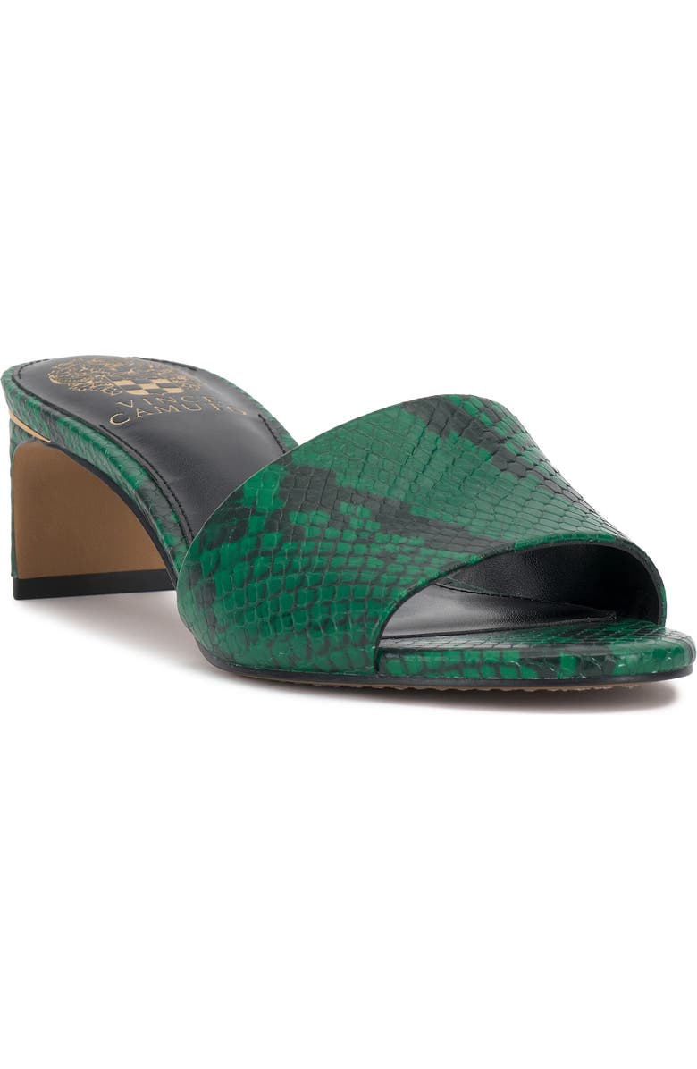 Vince Camuto Linanna Slide Sandal, Main, color, Emerald Green