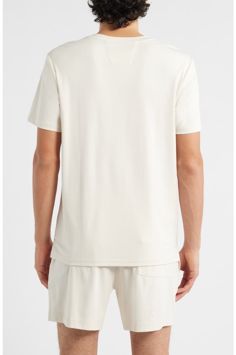 Stretch Cotton & Modal Blend Henly Pajama T-Shirt, Alternate, color, OATMEAL