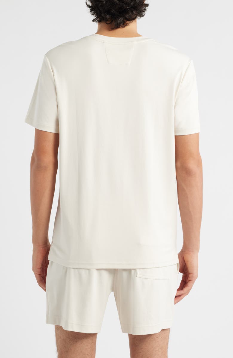 Daniel Buchler Stretch Cotton & Modal Blend Henly Pajama T-Shirt, Alternate, color, Oatmeal