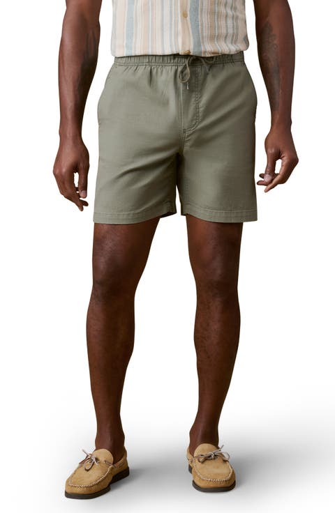 Essential Stretch Cotton Drawstring Shorts