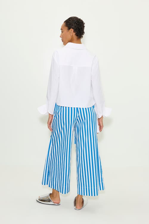Simonmiller Ayre Cropped Poplin Top In White