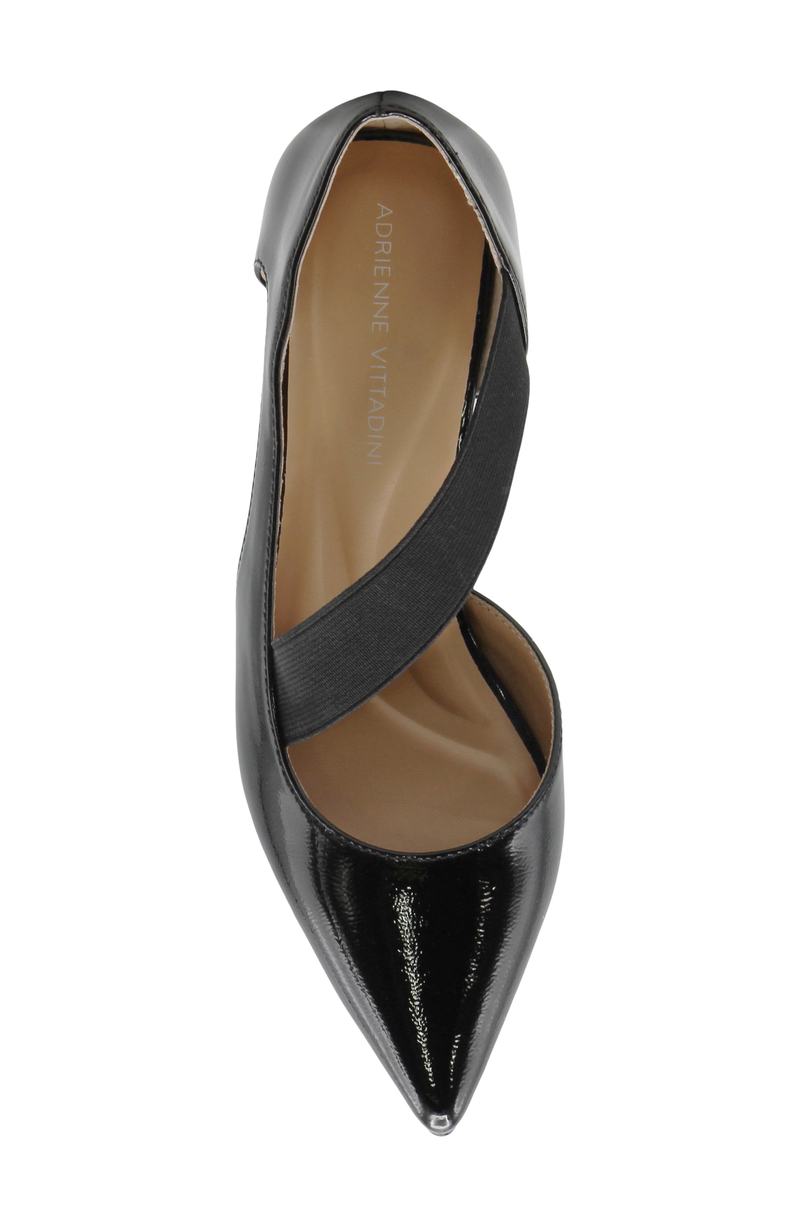 Samro Faux Leather Pump, Alternate, color, BLACK PATENT