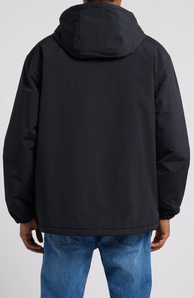 Carhartt Work In Progress Hooded Water Repellent Nylon Snap-Up Coach's Jacket, Alternate, color, 