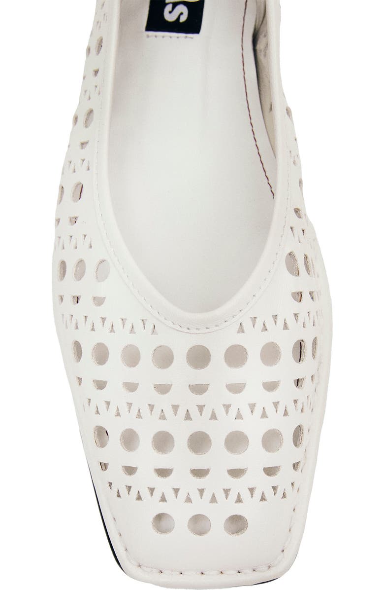 ALOHAS Sway Ballet Flat, Alternate, color, White