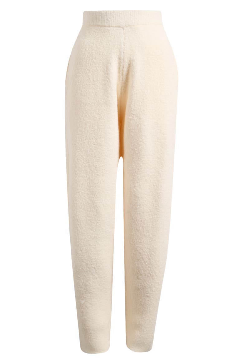 Geena Bouclè Knit Pants, Alternate, color, IVORY