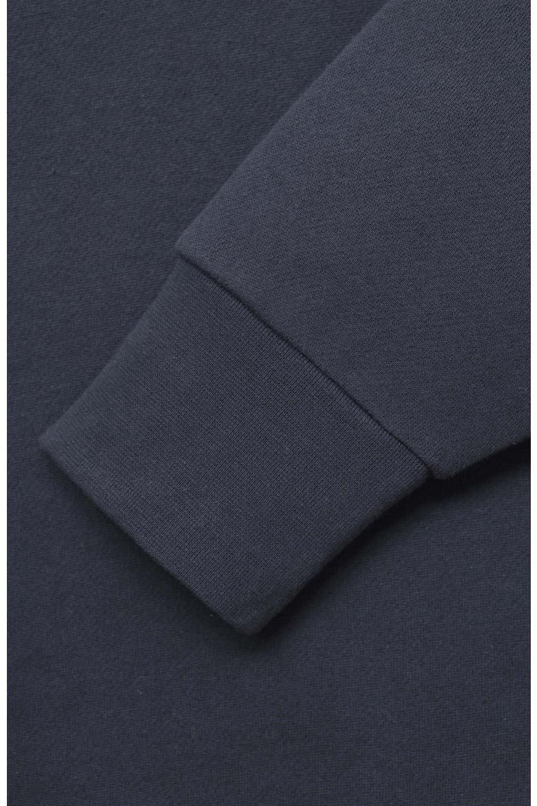 Fleece Quarter Zip, Alternate, color, Vintage Navy