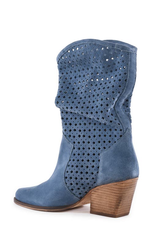 Seychelles Diva Pointed Toe Western Boot In Blue