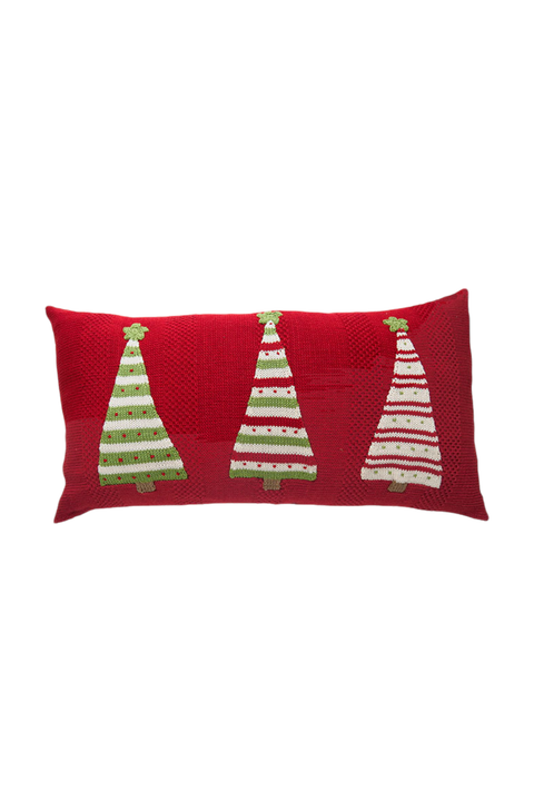 Three Striped Tree Lumbar Pillow