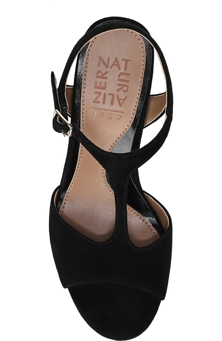 Naturalizer Miller Platform Sandal, Alternate, color, Black