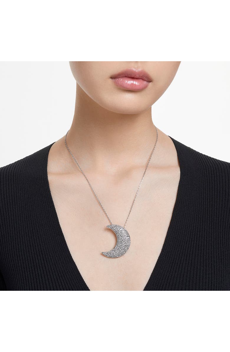 Swarovski Luna XL Crystal Pendant Necklace, Alternate, color, 