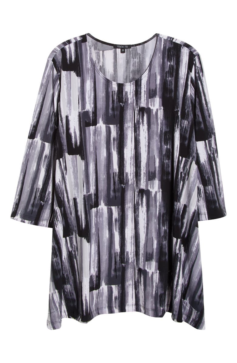 Vikki Vi Swing Tunic, Alternate, color, Brushstroke