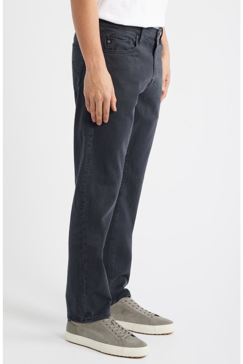 Everett Slim Straight Leg Cotton & Linen Blend Pants, Alternate, color, SULFUR ANTIQUE BLACK