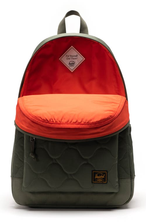 Herschel Supply Co . Heritage Quilted Backpack In Black