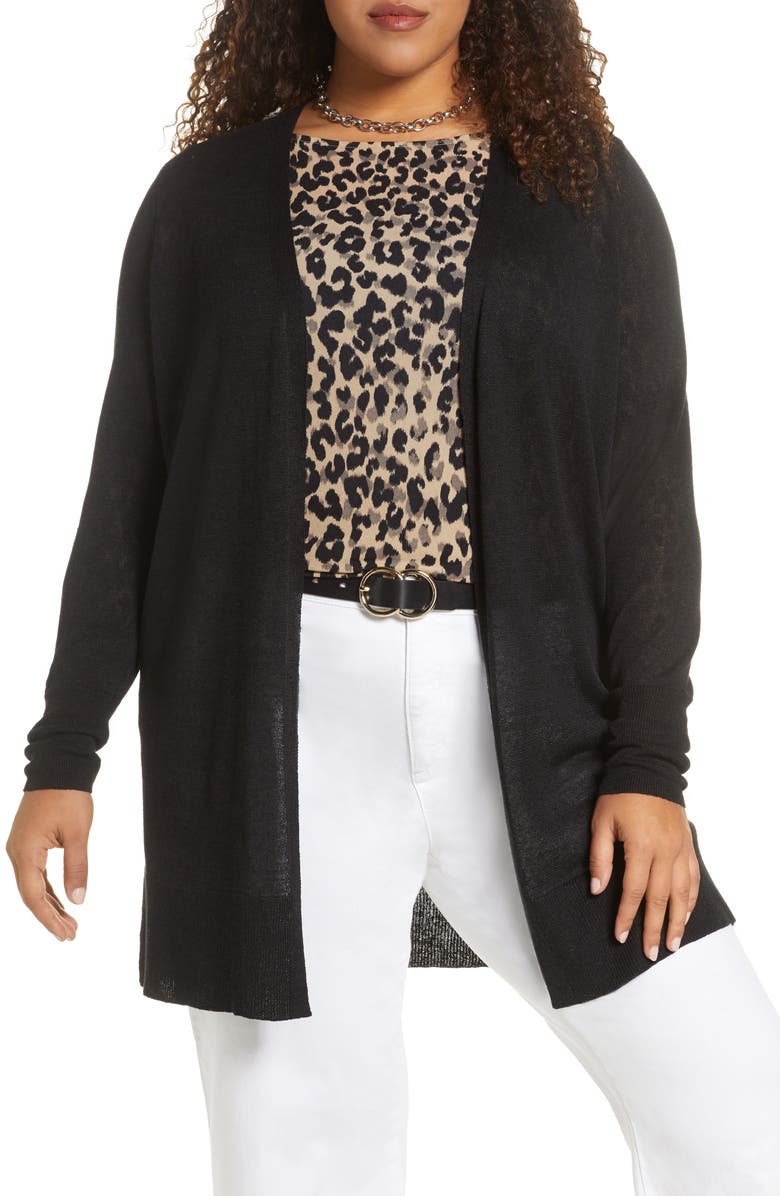 Halogen<sup>®</sup> Long Cardigan, Main, color,