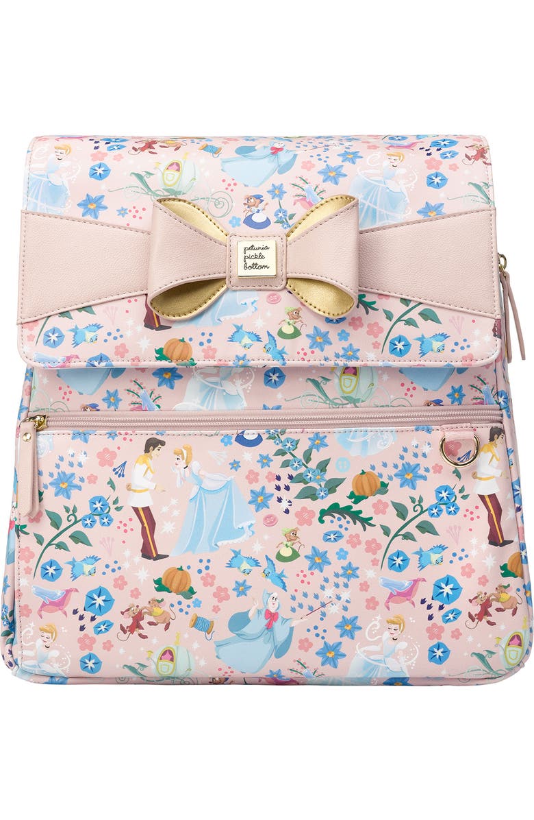Petunia Pickle Bottom x Disney Cinderella Meta Diaper Backpack, Main, color,