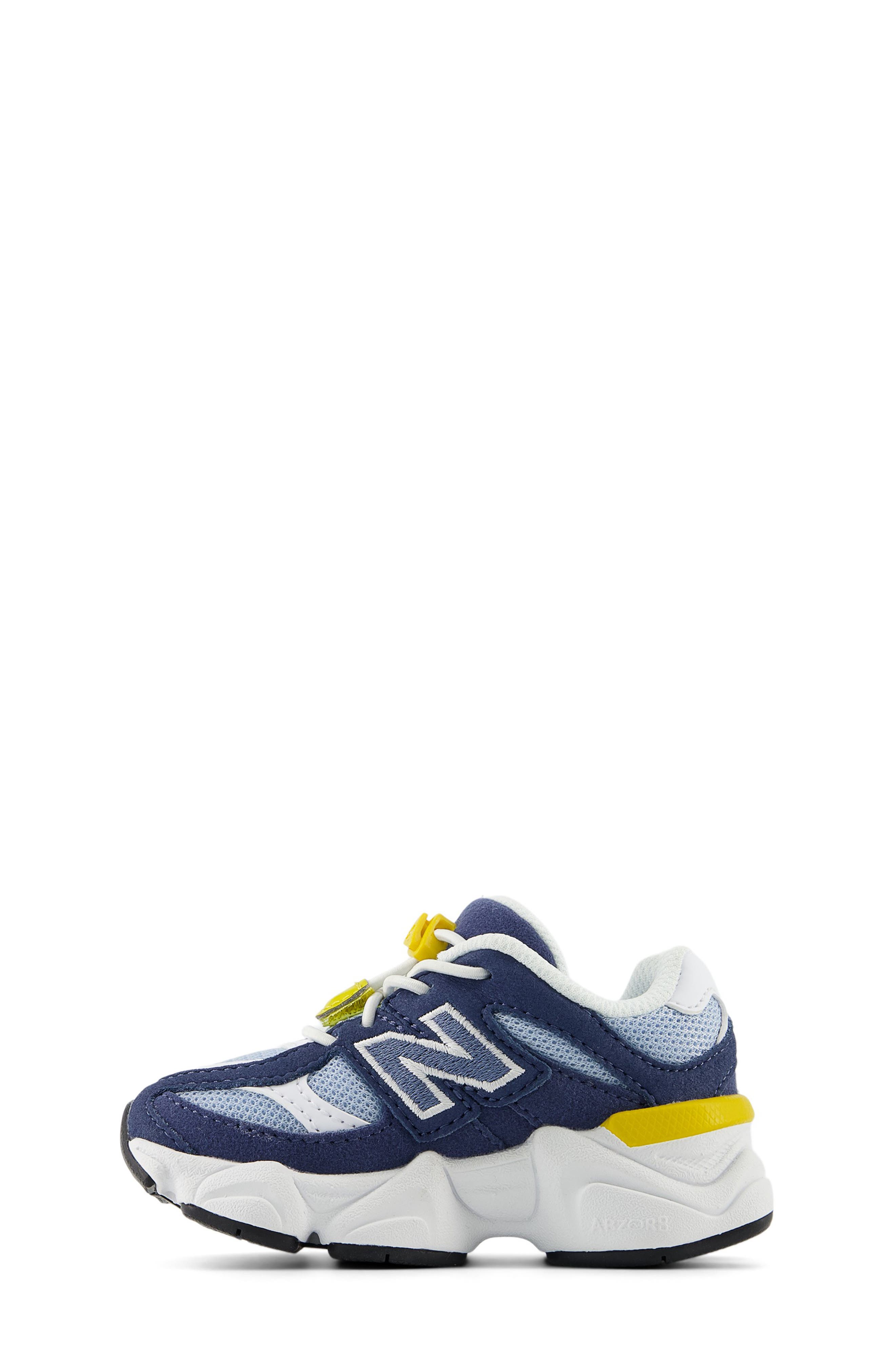 Kids' 9060 Sneaker, Alternate, color, VINTAGE INDIGO/ APOLLO GOLD