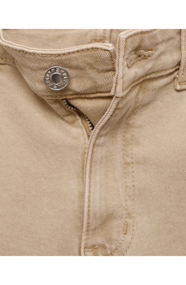 MANGO Crop Flare Jeans, Alternate, color, Sand