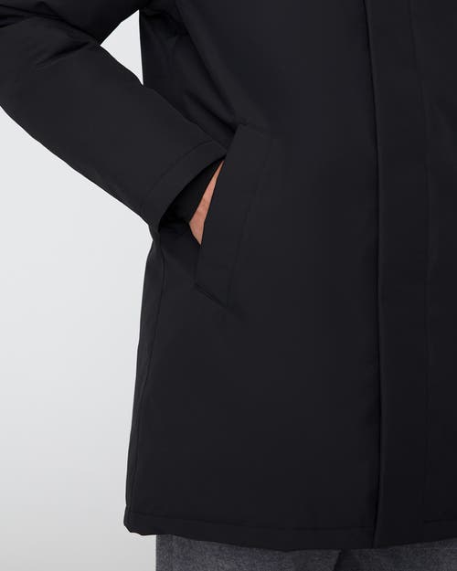 Quartz Co. Alban | Hooded Insulated Winter Jacket In Black