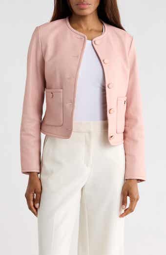 Veronica Beard Andrea Leather Jacket