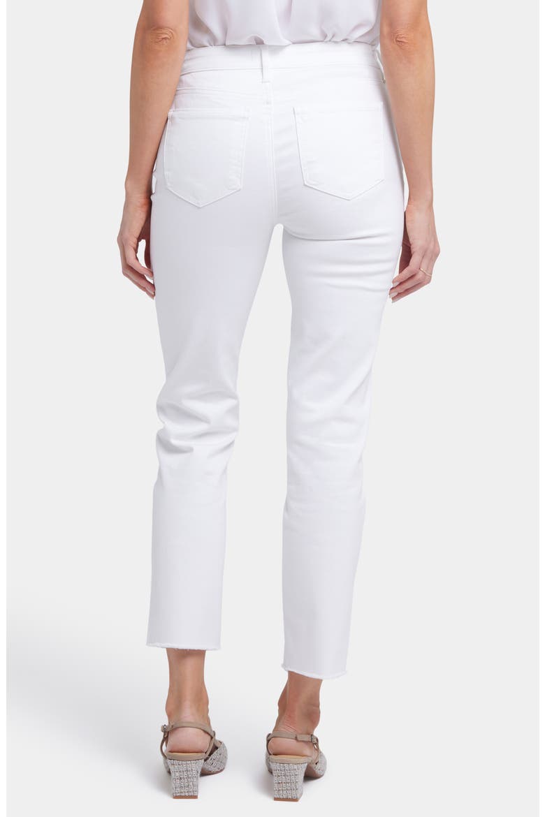 Sheri Raw Hem Ankle Slim Jeans, Alternate, color, OPTIC WHITE