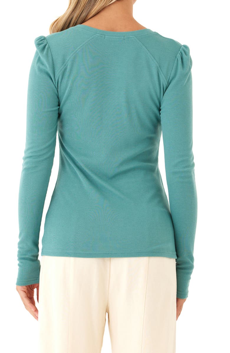 Threads 4 Thought Nimia Feather Rib Top, Alternate, color, Spearmint
