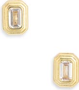 NORDSTROM RACK Cubic Zirconia Geometric Stud Earrings
