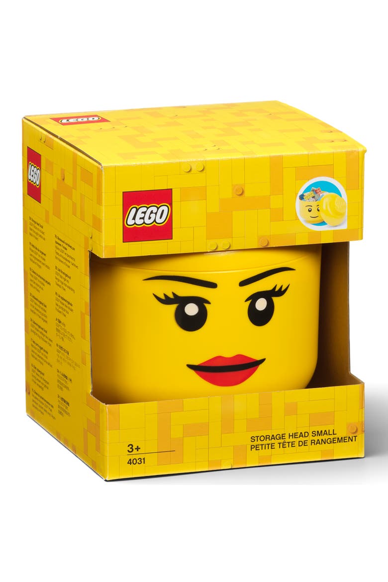 Storage Head Small Girl, Ages 3+, Main, color, Yellow