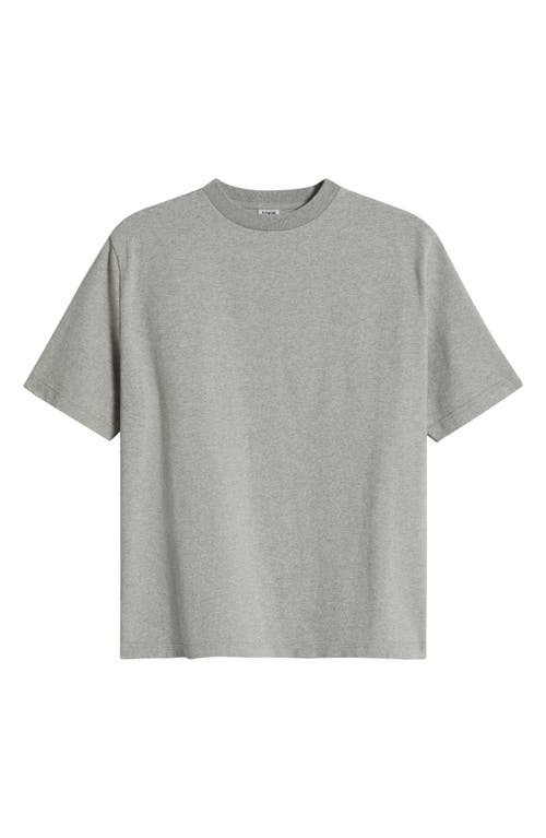 Edwin Oversize Heavyweight Cotton T-shirt In Grey