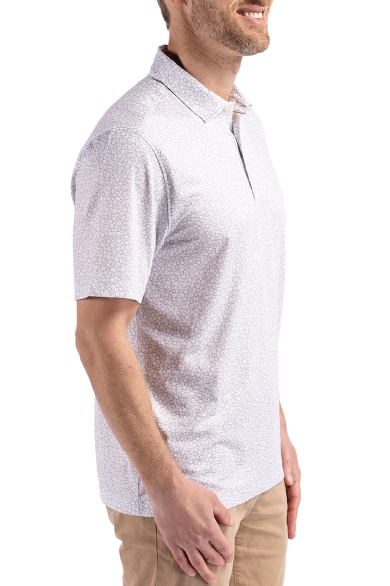 Pike Flora Print Polo, Alternate, color, POLISHED