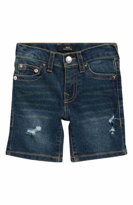 True Religion Kids' Distressed Denim Shorts