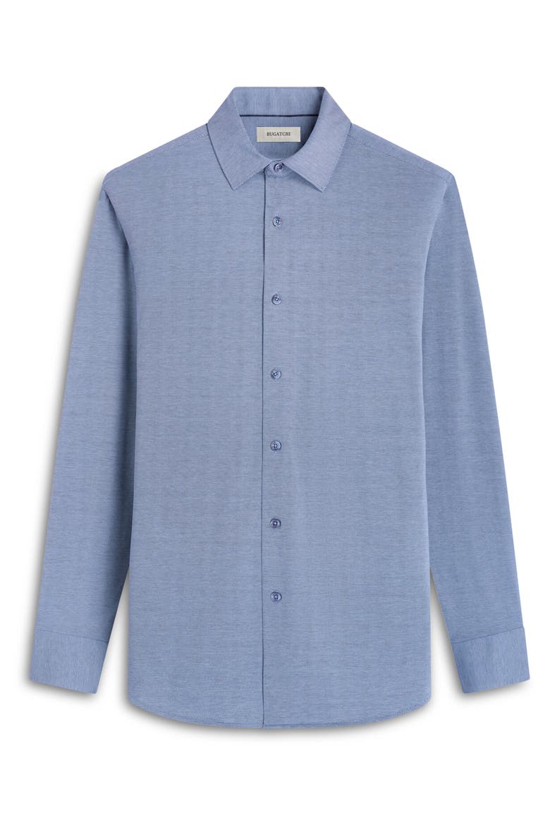 James OoohCotton® Button-Up Shirt, Alternate, color, INDIGO