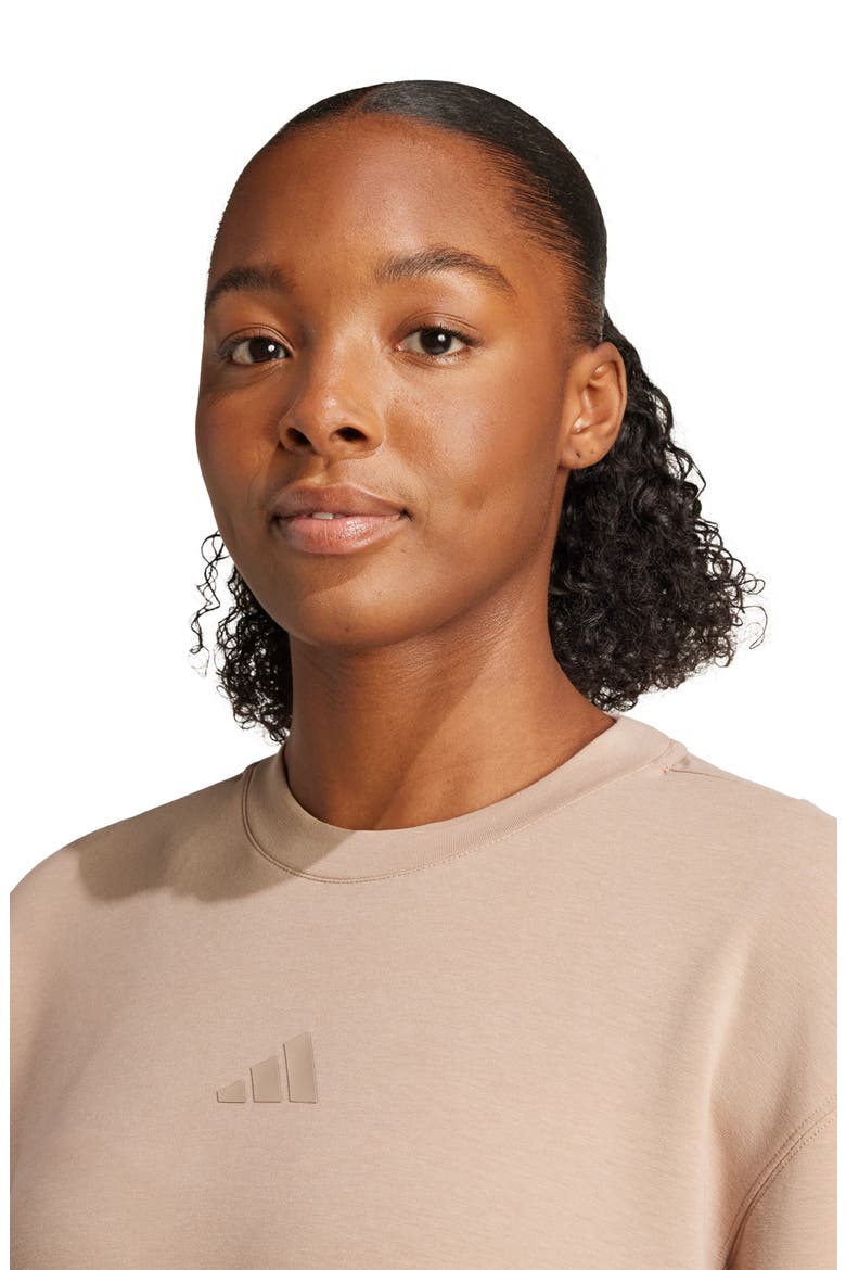 D4T Crewneck Sweatshirt, Alternate, color, CHALKY BROWN/