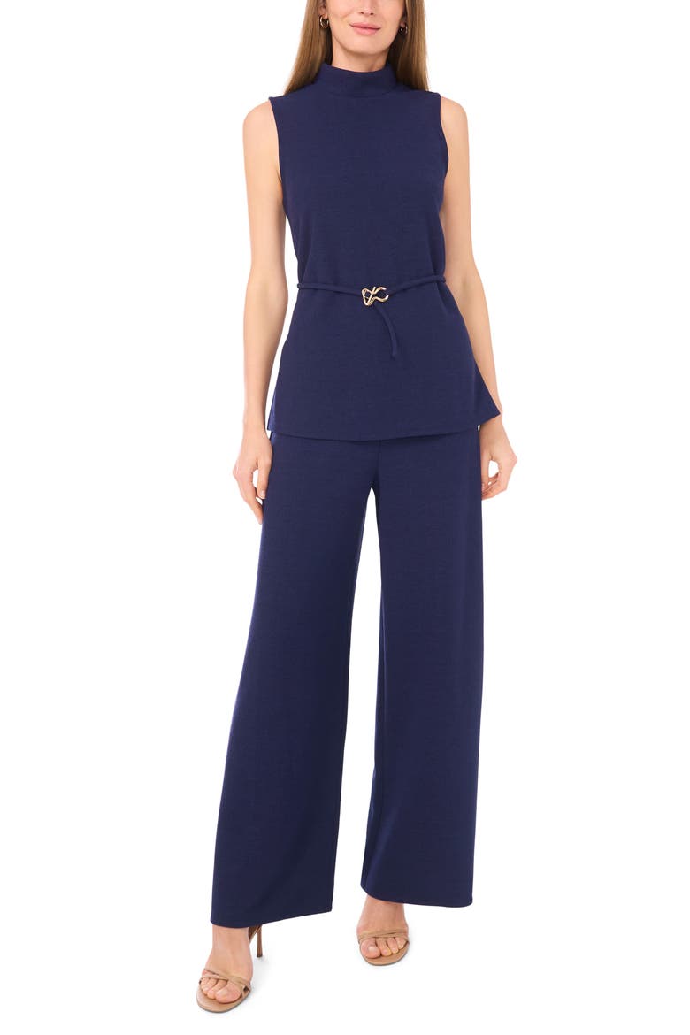 Wide Leg Pull On Pants, Alternate, color, CLASSIC NAVY