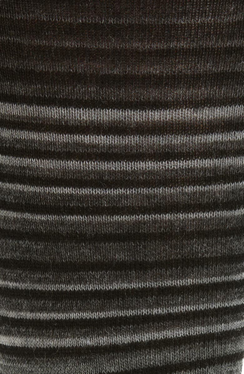 Nordstrom Gradient Stripe Wool Blend Dress Socks, Alternate, color, Grey