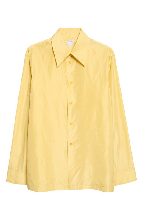 Washed Silk Taffeta Shirt