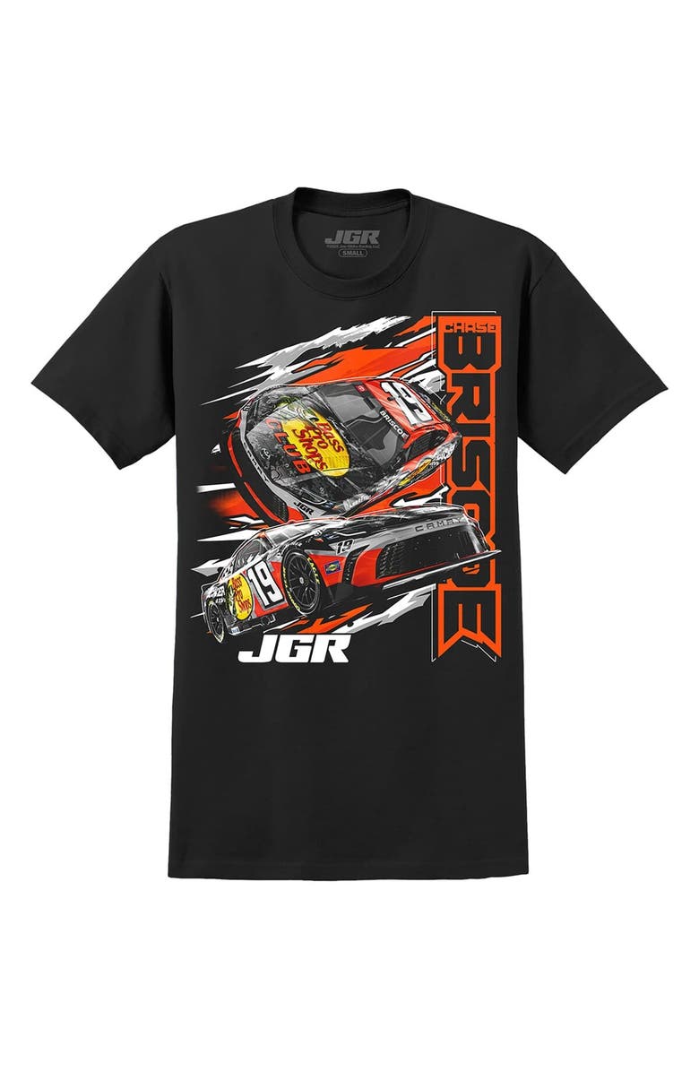 JOE GIBBS RACING TEAM COLLECTION Men's Joe Gibbs Racing Team Collection Black Chase Briscoe Bass Pro Shops T-Shirt, Alternate, color, Black