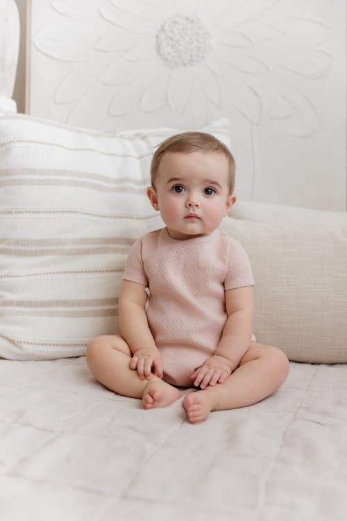 Ely's & Co. Organic Cotton Amore Pointelle Collection In Pink