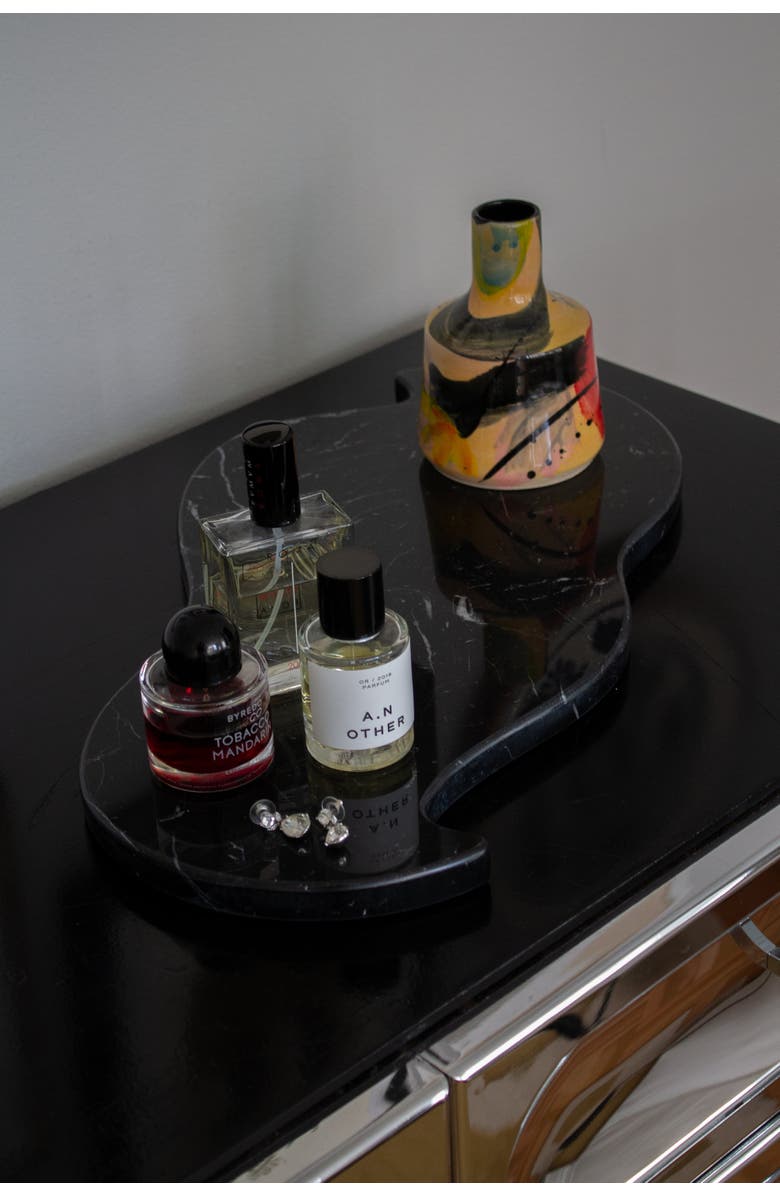 Parma Tile Medusa Tray, Alternate, color, Black