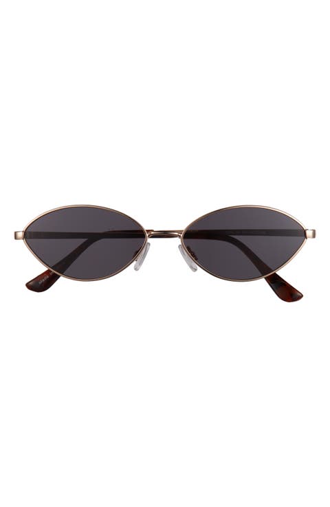Metal Oval Sunglasses