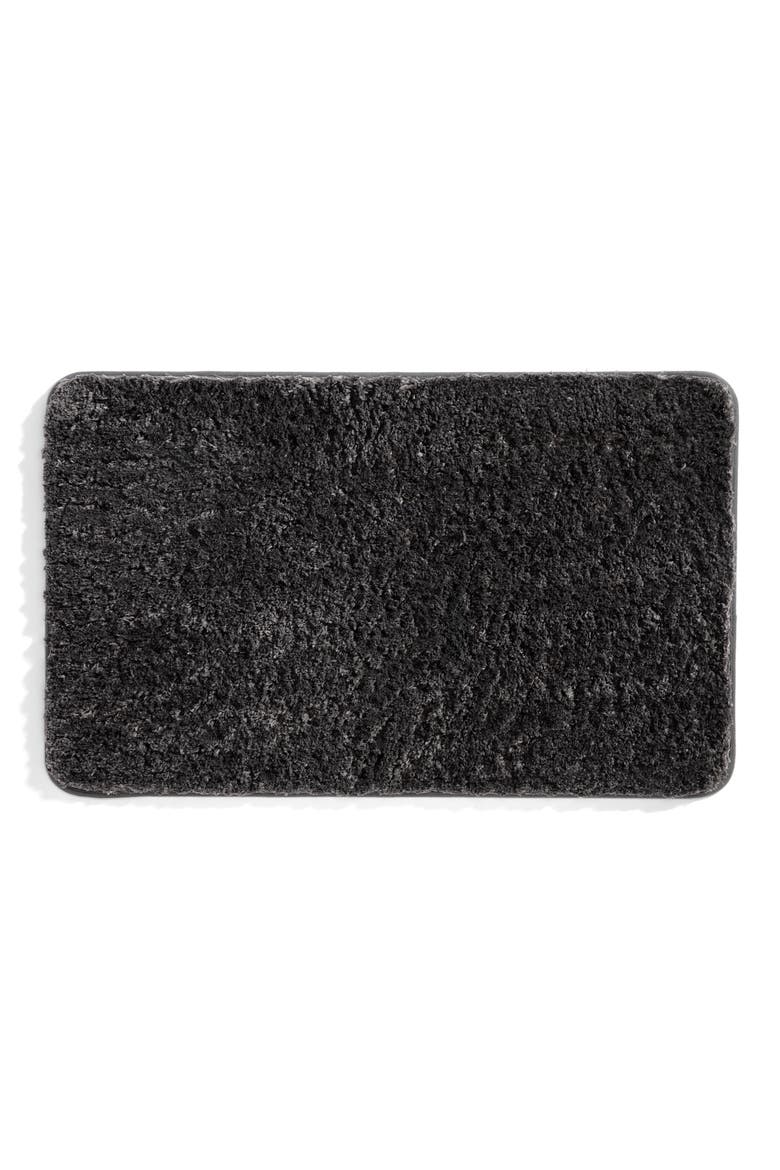 Plush Shaggy Bath Mat, Main, color, SHAGGY GRAY