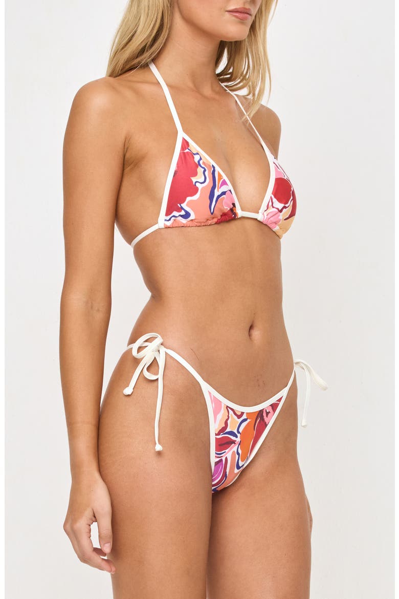 Triangle Bikini Top, Alternate, color, LOST IN THE BLOOMS