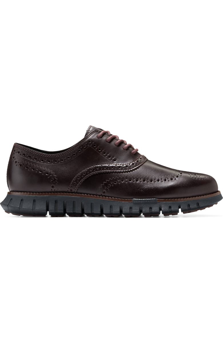 Cole Haan ZERØGRAND Remastered Wingtip Derby Sneaker, Alternate, color, Madeira/ Black
