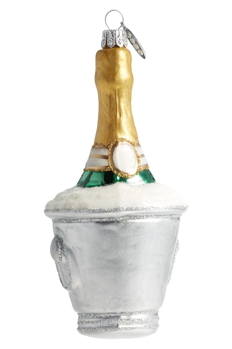 Champagne Ornament, Main, color, WHITE MULTI