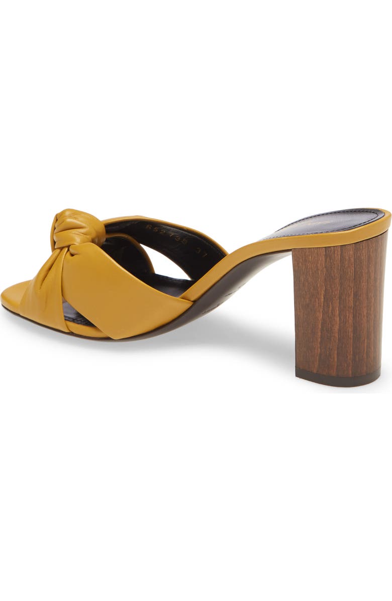 Saint Laurent Bianca Knot Slip-On Sandal, Alternate, color,