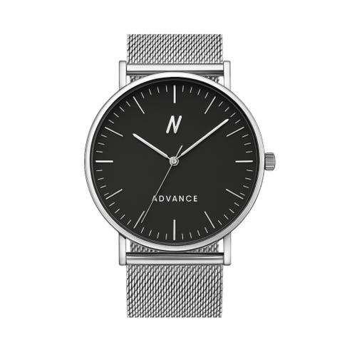 Advance Night Cap Mesh Strap Watch, 40MM